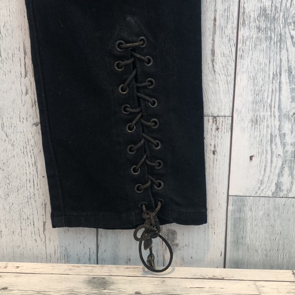 J Branduarte Skinny Minx Suffragette Lace Up Jeans 29 - Picture 4 of 12